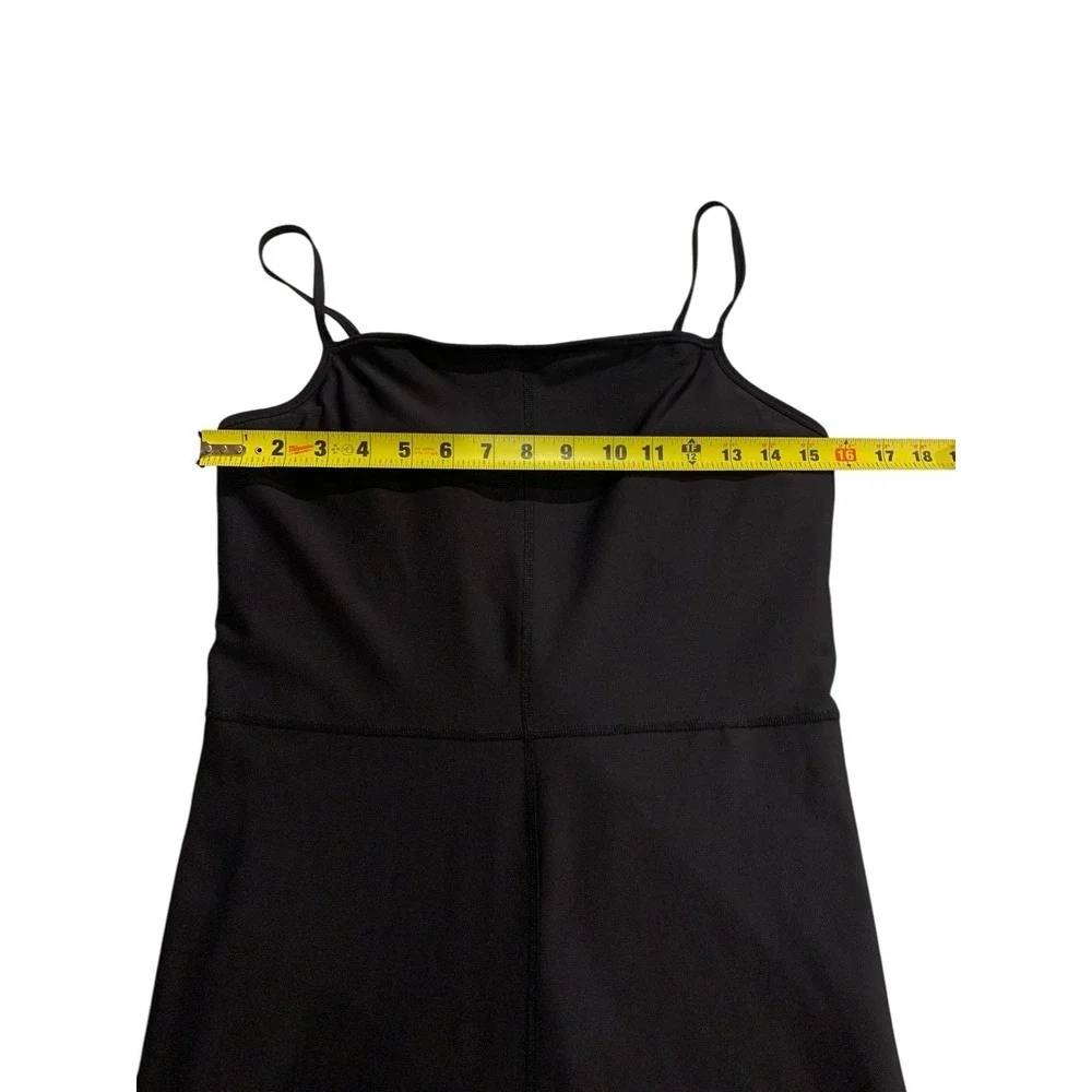 Old Navy Jumpsuit Women Large Black‎ PowerSoft Go-Dry Active Bodysuit Athleisure